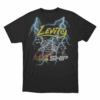 Lasership Tour Lightning Unisex T Shirt Black