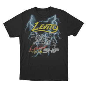 Lasership Tour Lightning Unisex T Shirt Black