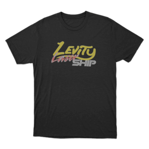 Levity LaserShip Logo Unisex T Shirt Black