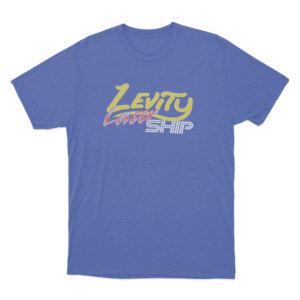 Levity LaserShip Logo Unisex T Shirt Blue